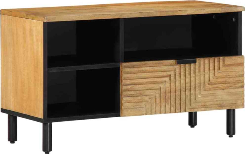 TV-benk brun 80x33x46 cm heltre mango