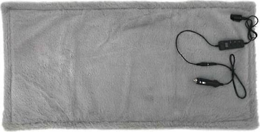 Elektrisk varmepledd 40cm X 80cm, 12v oppvarmet bil/lastebil reisepledd i kordfløyel, mykt og varmt