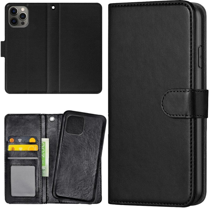 iPhone 13 Pro - Lommebok Deksel Svart