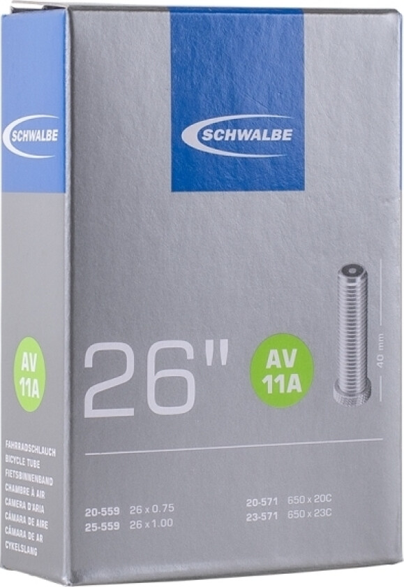 Av11a 26 X 0,8 - 1 (20-25X559-571) Schrader 40 Mm