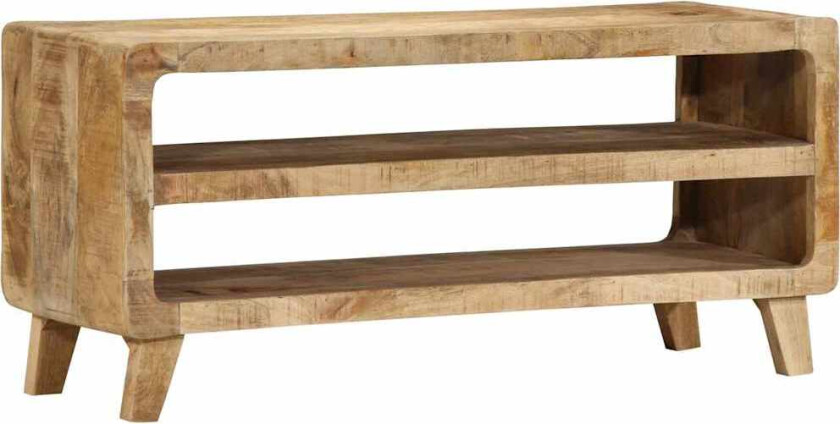 TV-benk 105x46x32 cm grov heltre mango