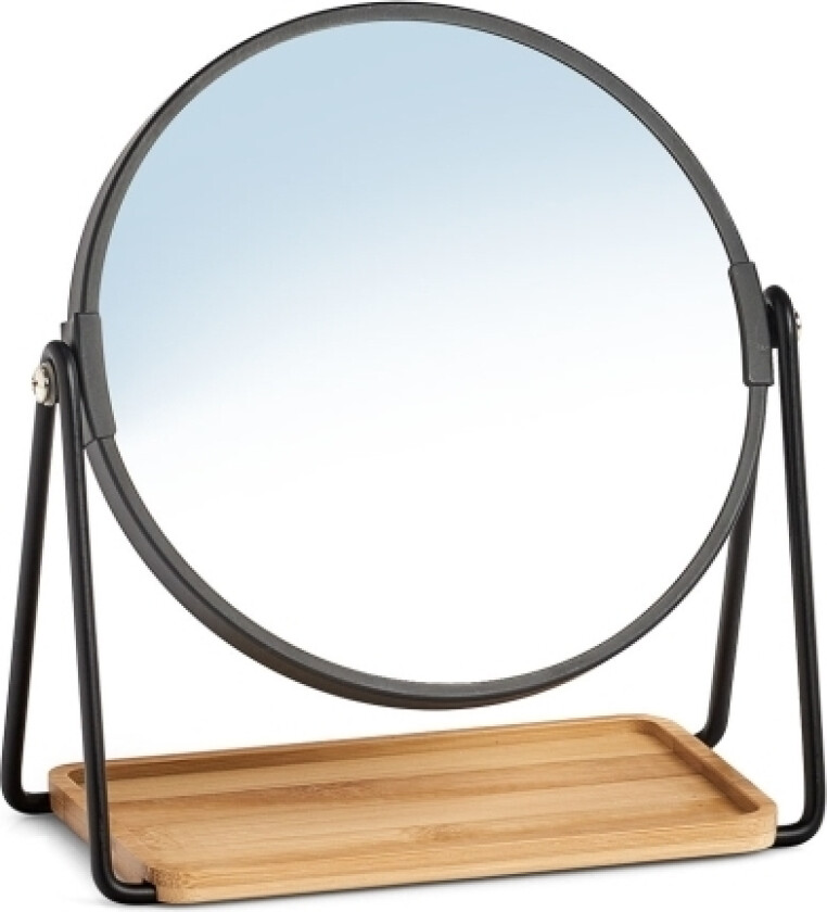 Zeller Present 18738 Sminkespeil Frittstående Rundt Svart - Speil (18738)
