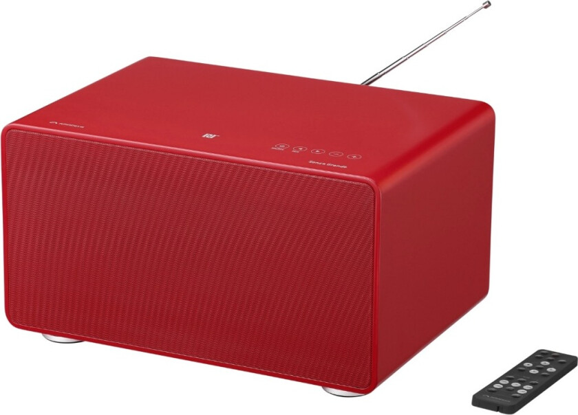 Senza Grande BT høyttaler DAB+, rød