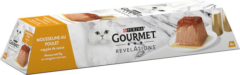 Revelations Mousse Kattemat 4 x 57 g - Kylling