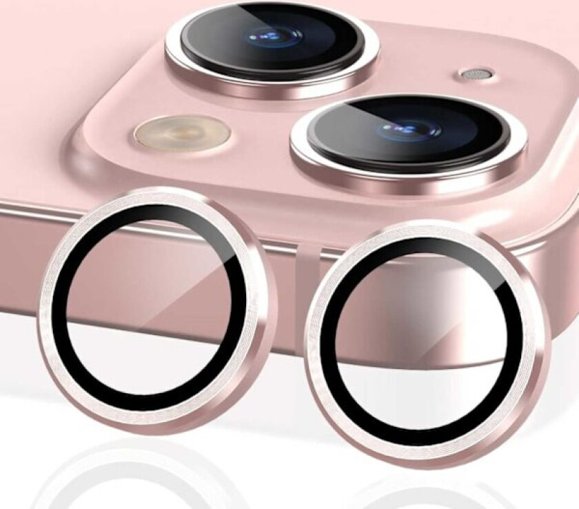 iPhone 13/13 Mini linsedeksel Rosa rosa