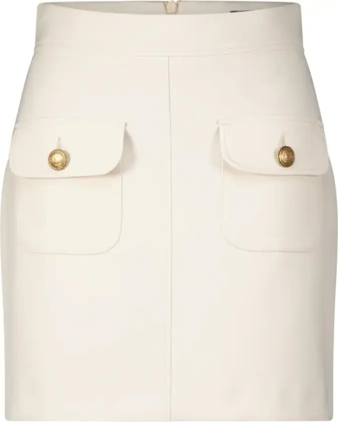 Dame, Skjørt, Beige, L