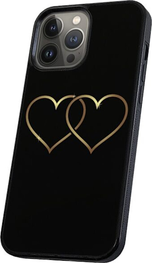 iPhone 16 Pro Max - Deksel/Mobildeksel Double Hearts