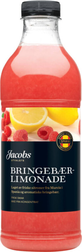 Limonade Bringebær 1l Jacobs