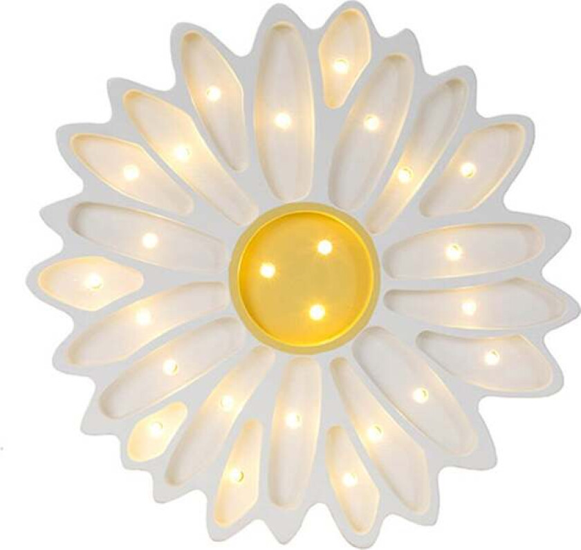 Lampe Daisy, Hvit - Nattlamper - Tre