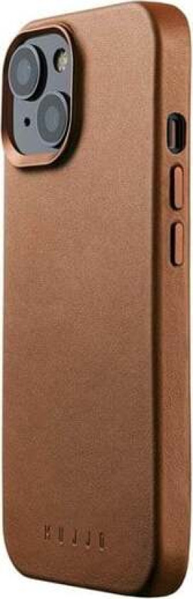 MagSafe Leather Case for iPhone 15 - Tan