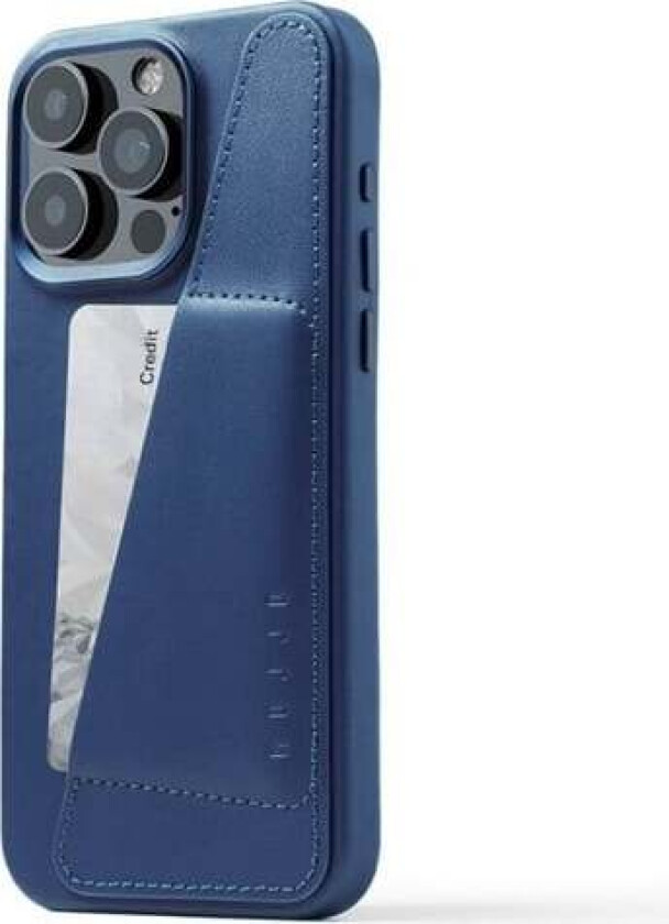 iPhone 15 Pro Max Wallet Leather Case - Monaco Blue