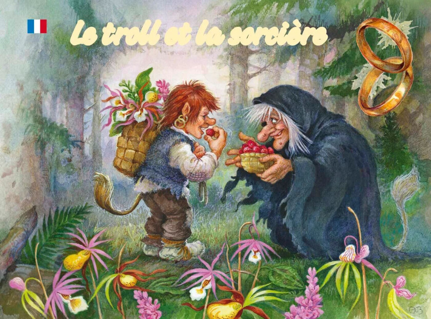 Trollgutten og heksa fransk av Trollbok Fransk