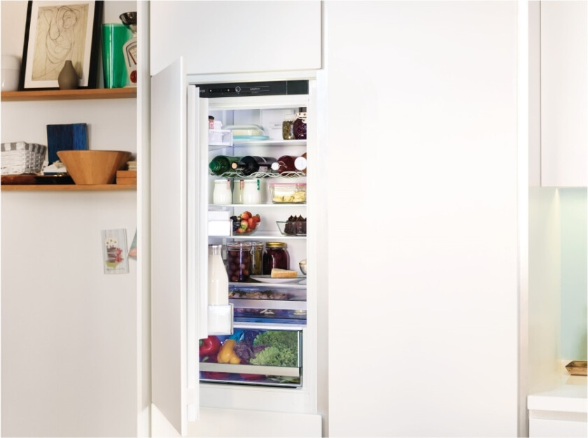 Nrki4182a1 - Kjøleskap/Fryser - Bunnfryser - Innebygd - Fordypning - Bredde: 56 Cm - Dybde: 56 Cm - Høyde: 177.5 Cm - 248 Liter - Klasse F