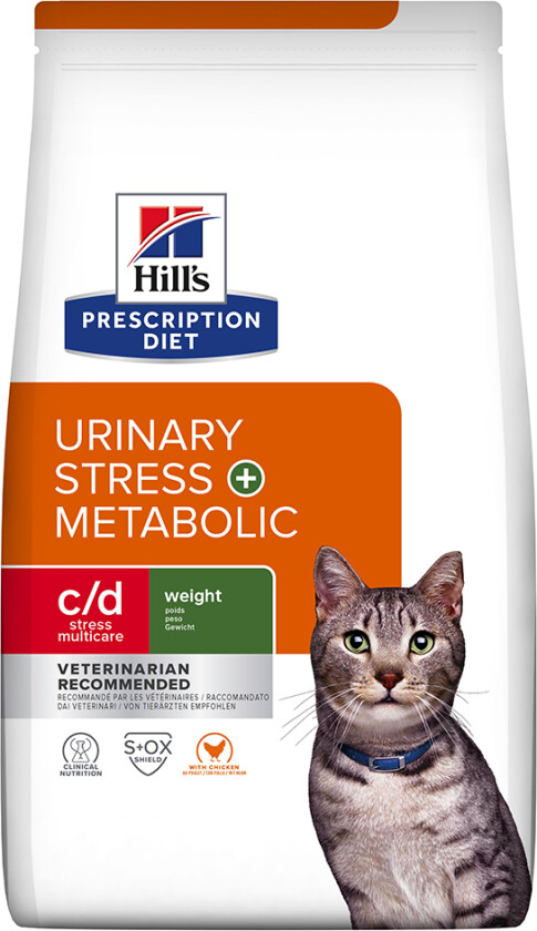 Hill's Prescription Diet Feline c/d Urinary Stress + Metabolic Chicken (3 kg)