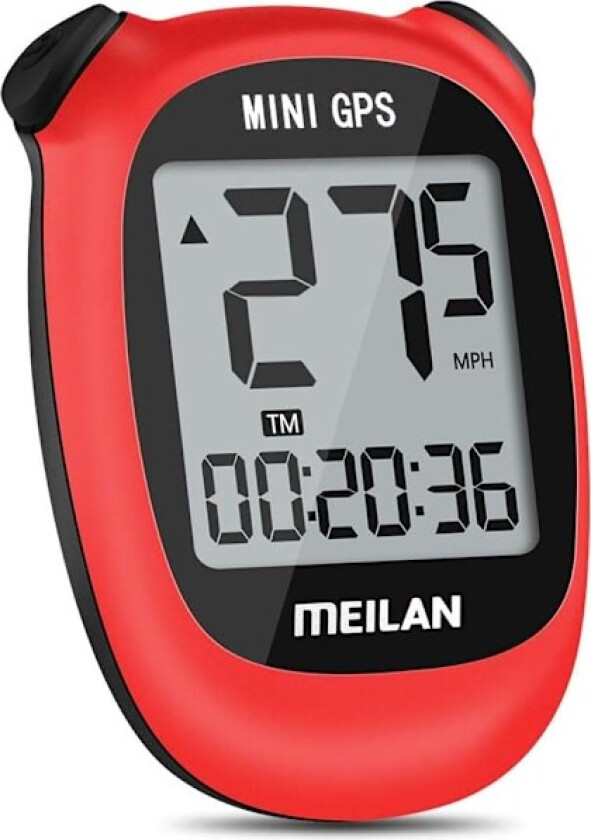 M3 Mini GPS sykkelcomputer, trådløs sykkelcomputer og speedometer IPX5 vanntett sykkelcomputer med LCD-skjerm rød