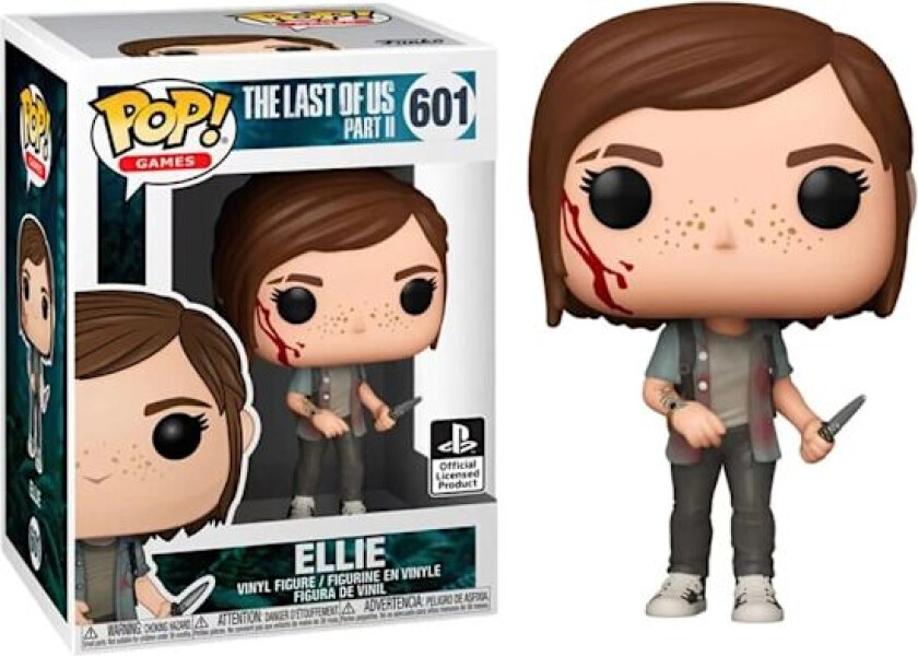 Spesialkampanje! Høy kvalitet ny Funkopop The Last of Us Joel #620 Clicker #631 Ellie #601 Vinyl Figur Dukke Modell Leker 601-med eske
