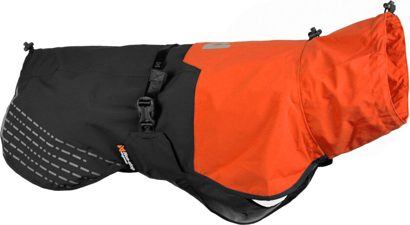 Non-Stop Dogwear Fjord Regnjakke Svart/Oransje (36)