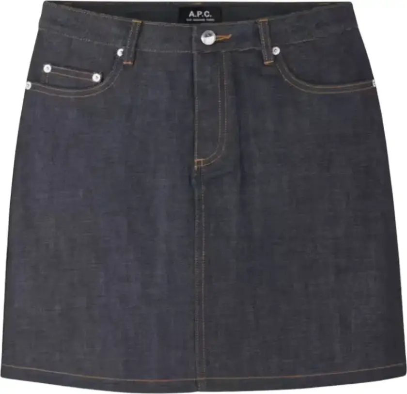 A.p.c., Dame, Skjørt, Blå, 2XS