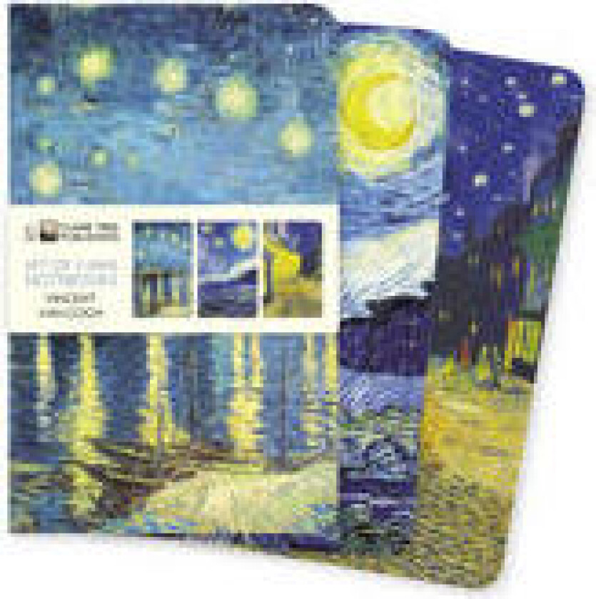 Vincent van Gogh Set of 3 Mini Notebooks