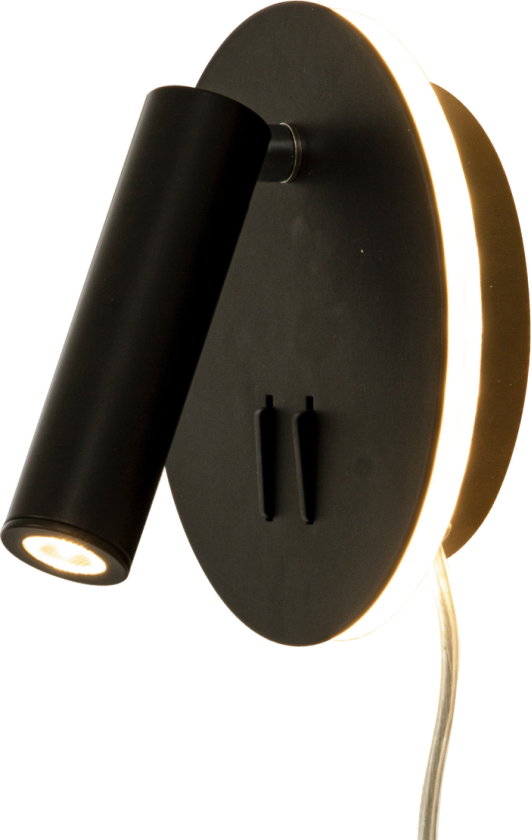 Ace vegglampe - Svart