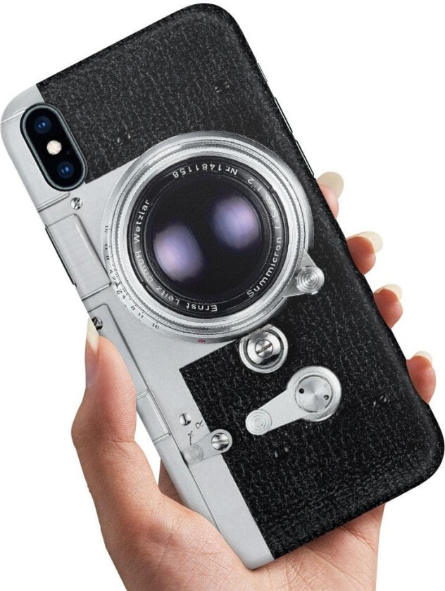 iPhone X/XS - Deksel/Mobildeksel Retro Kamera