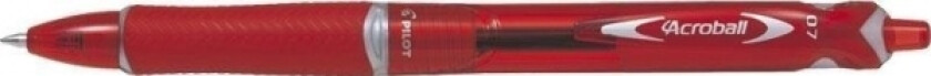 Kuglepen, Pilot Acroball, 0,7 Mm, Fine, Rød