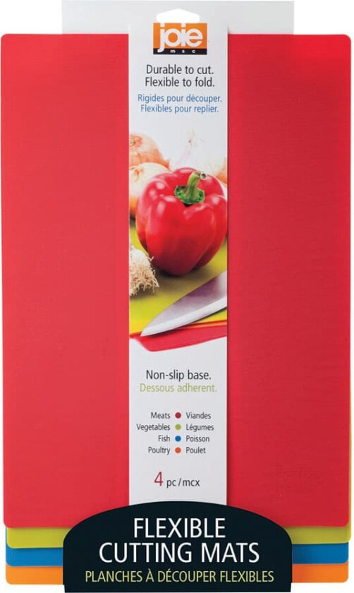 Skjærebrett i 4-pakning