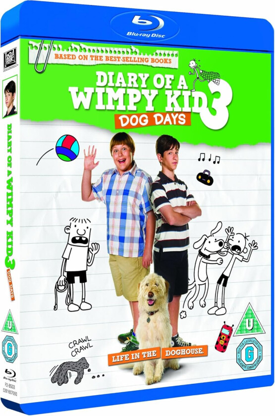 Diary of a Wimpy Kid 3: Dog Days (2012) / En Pingles Dagbok 3: Hundedager Bluray