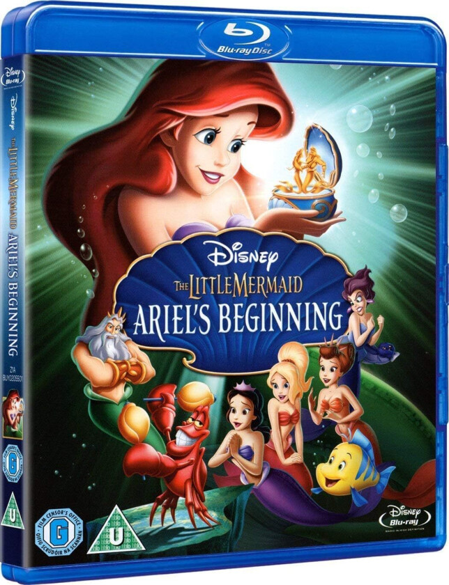 The Little Mermaid 3: Ariel's Beginning (2008) / Den Lille Havfruen 3: Fortellingen om Ariel Bluray
