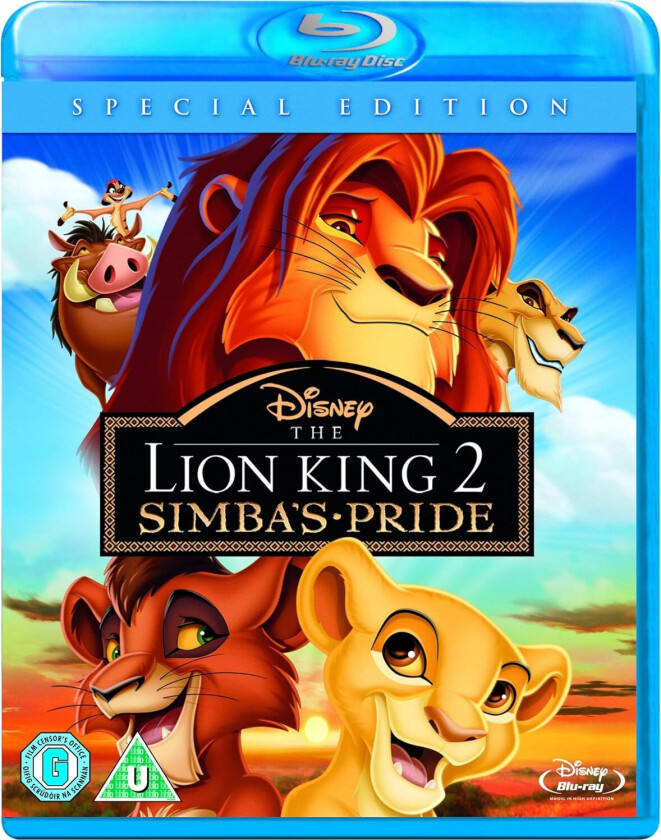 The Lion King 2: Simba's Pride (1998) / Løvenes konge 2: Simbas stolthet Bluray
