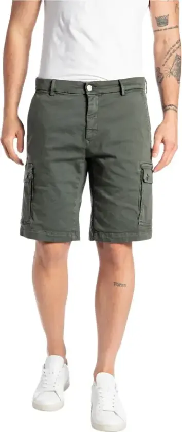 Herre, Shorts, Grønn, W30