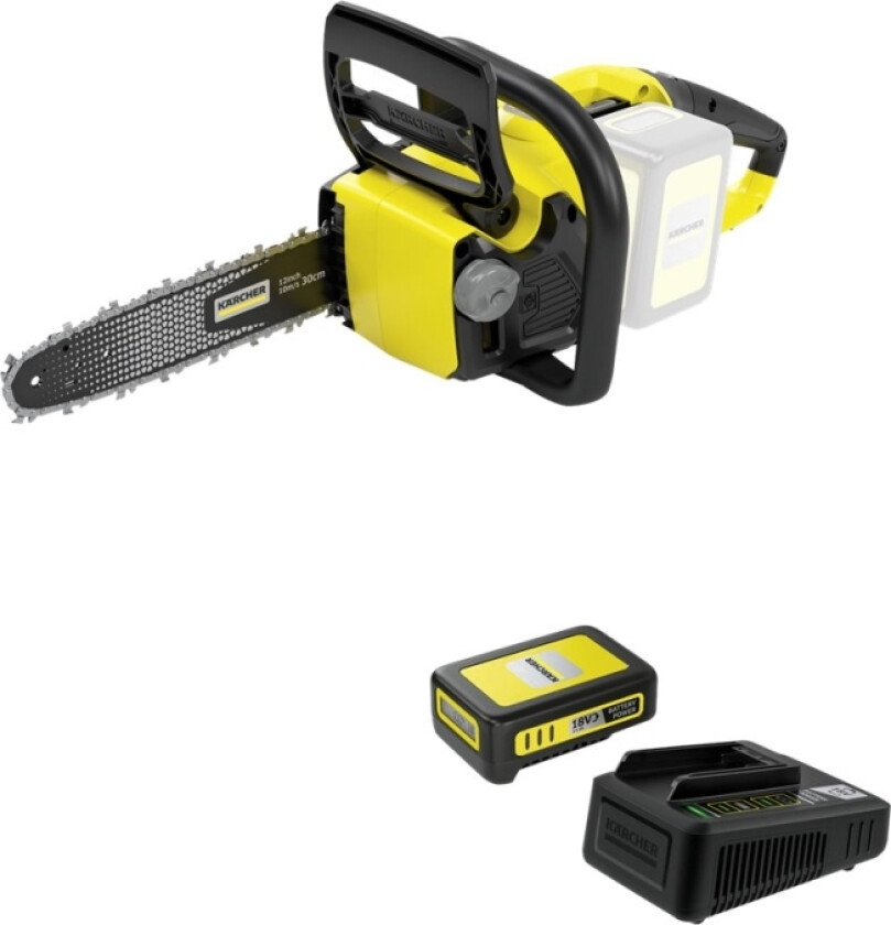 Cns 18-30 - Starter Set - Motorsag - Trådløs - 18 V - 5 Ah Inkludert Lader - 30 Cm - 25 Cm - 3.2 Kg