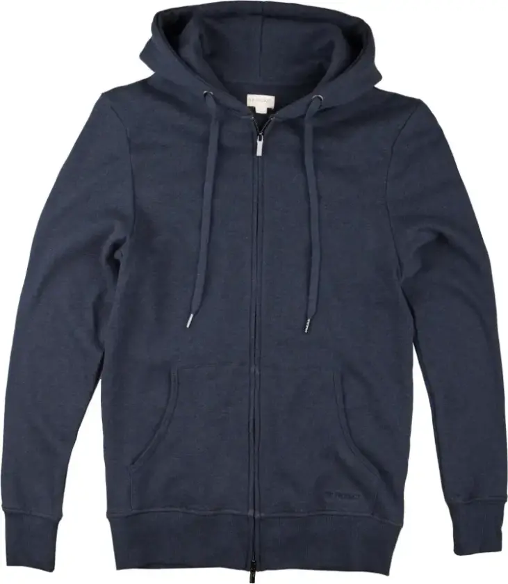 ZIP HOOD SWEAT - XXL / 80 Blue Melange