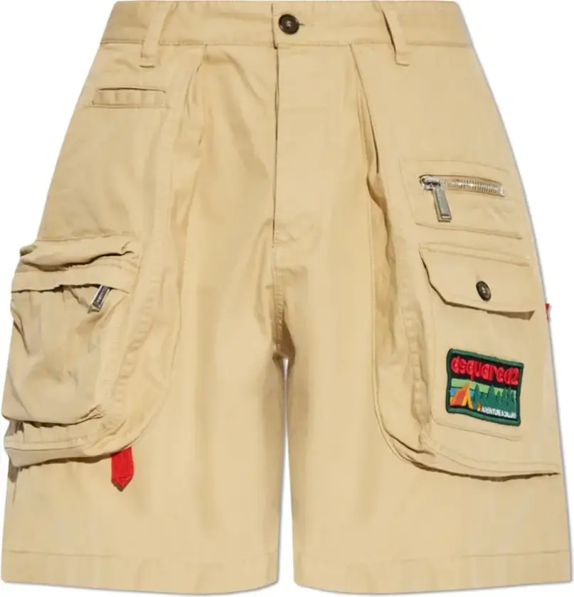 Herre, Shorts, Beige, L