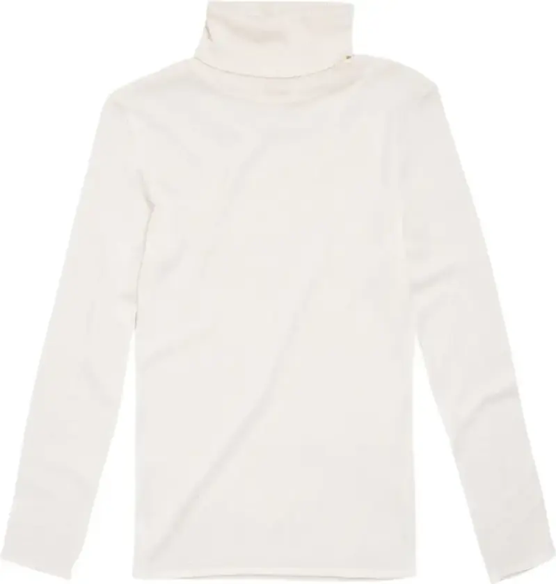 WMN MERINO POLO - S / 11 Off White