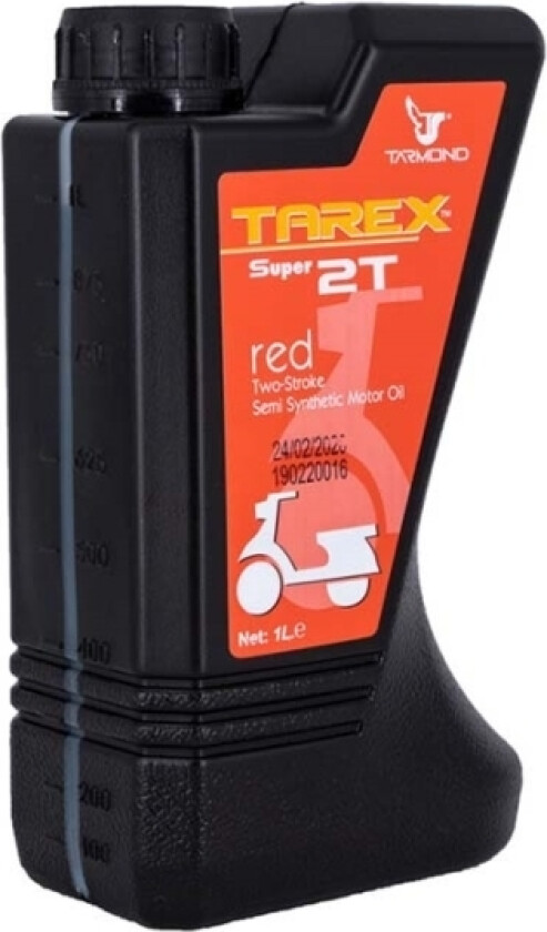 Tarex 2 Takts Olie 1Ltr Semi-Syntetisk Red