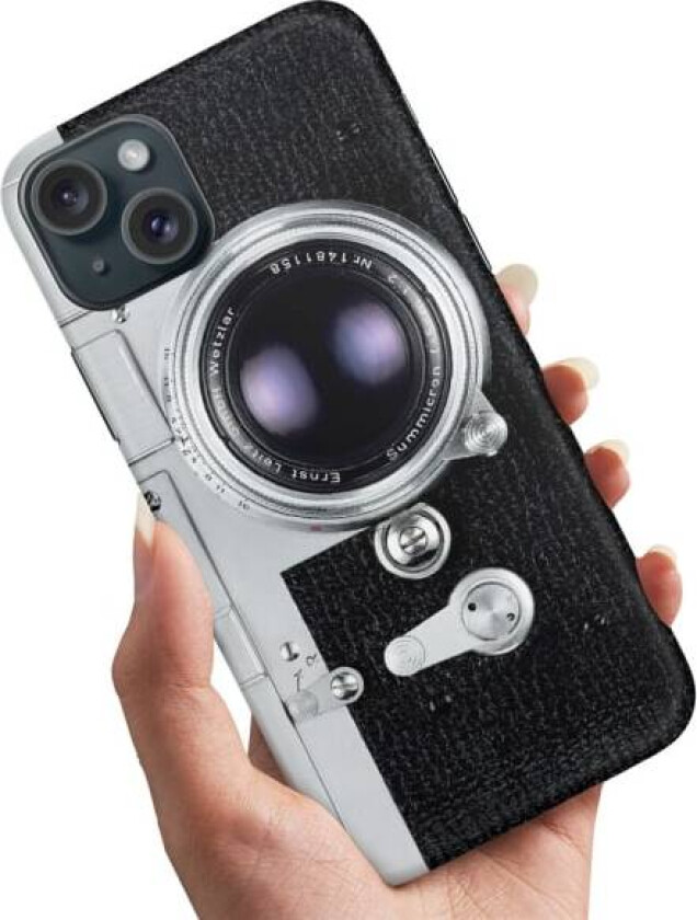 iPhone 15 - Deksel/Mobildeksel Retro Kamera