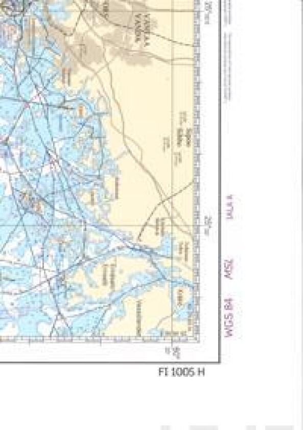 Carta navigationis, harjoitusmerikartta 1:250 00