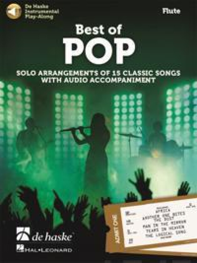 Best of Pop - Flute - Solo Arrangements of 15 Classic Songs with Audio Accompaniment
