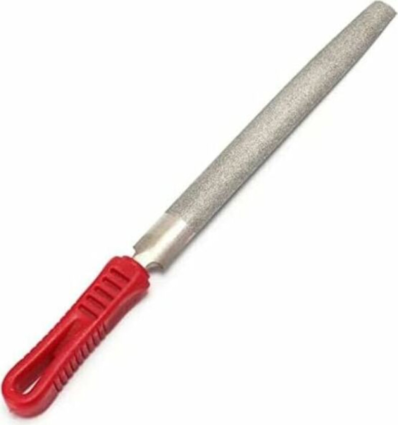 Halvrund diamantfil for metall, metall, metallsliping, håndfiler og rasp, slipeverktøy for smykker, stein, tre, fliser, glass, jade, 6 tommer