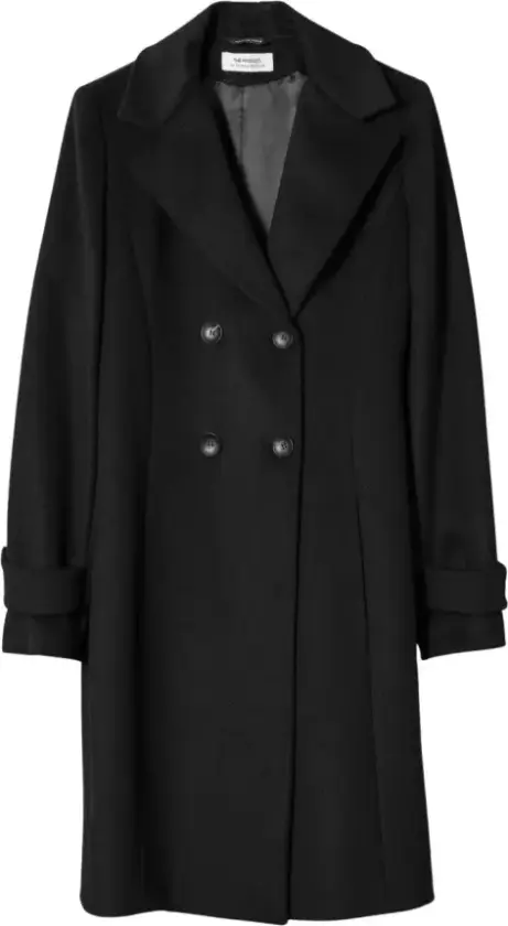 Bilde av WMN CASHMERE COAT - L / 90 Black