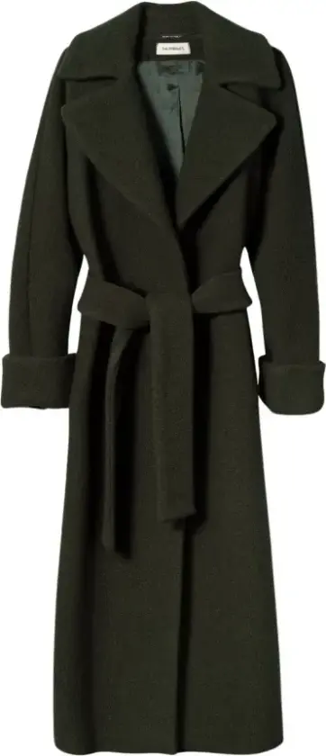 WMN WOOL COAT LONG - M / 32 Dark Green