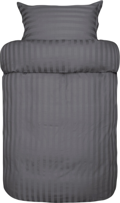 Sateng sengetøy - Eksklusivt og mykt sengesett - 140x220 cm - London grå - Sengetøy fra Høie