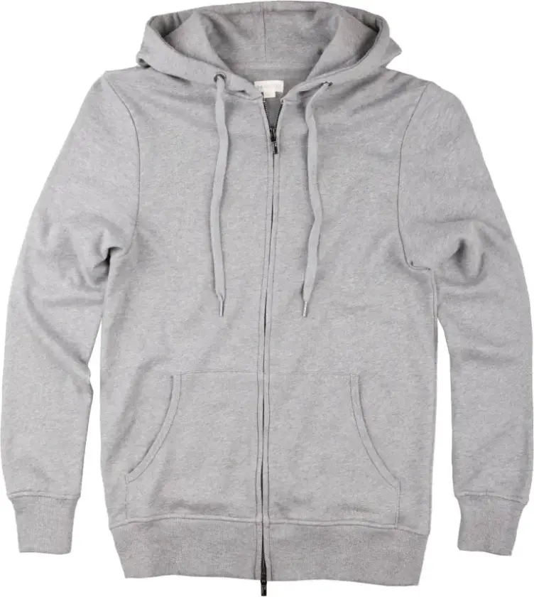 ZIP HOOD SWEAT - M / 50 Grey Melange