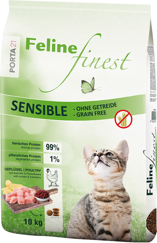 Feline Finest Sensible - Grain Free - Økonomipakke 2 x 10 kg