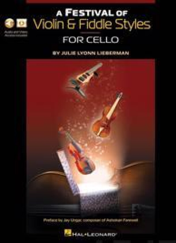 A Festival of Violin & Fiddle Styles for Cello: Book with Audio and Video Access