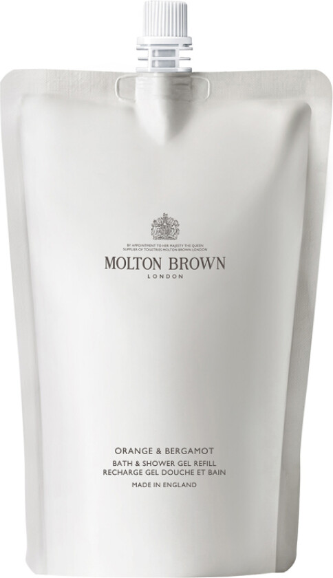 Orange & Bergamot Bath And Shower Gel Refill Pouch (400 ml)