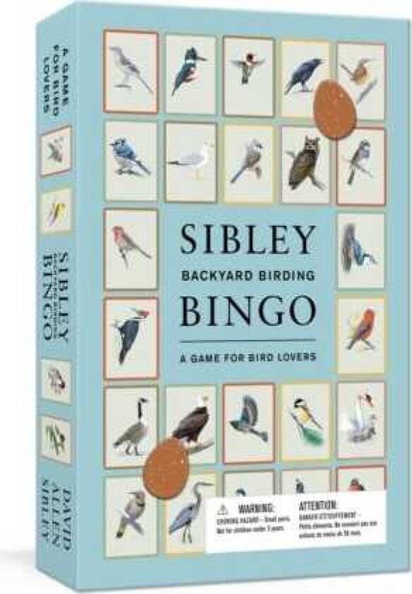 Sibley Backyard Birding Bingo A Game for Bird Lovers: Board Games