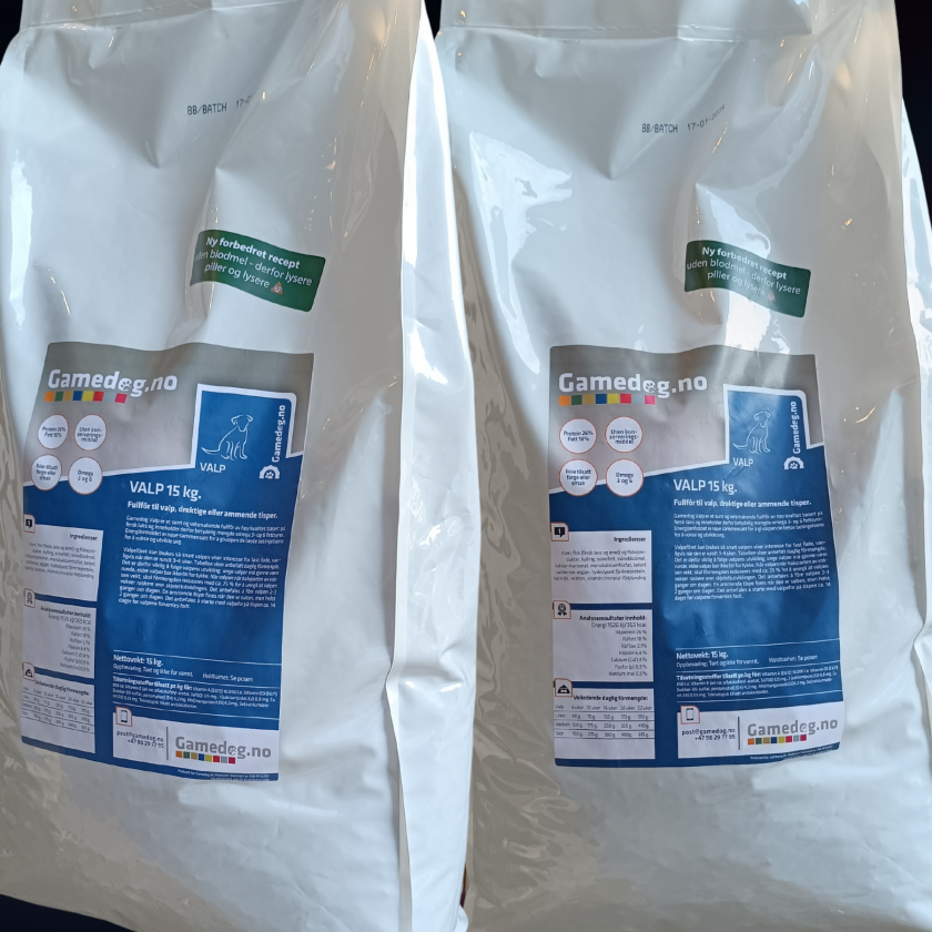 valpefòr - Kjøp 2stk 15kg, spar kr. 50