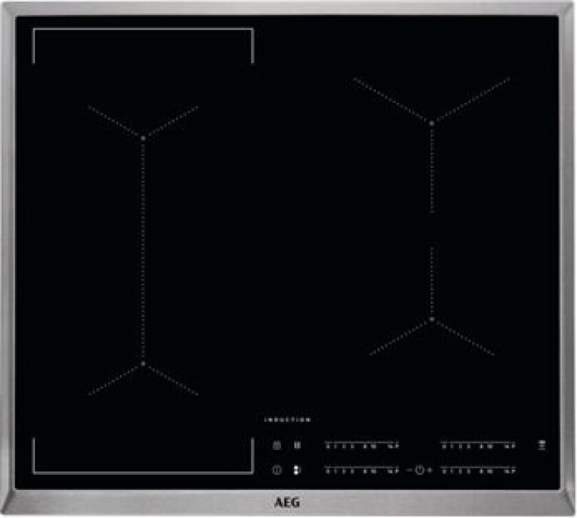 Aeg Ike64441xb, Svart, Innebygget, Sonebasert Induksjon, Glass-Keramikk, 4 Zone(S), 4 Zone(S)